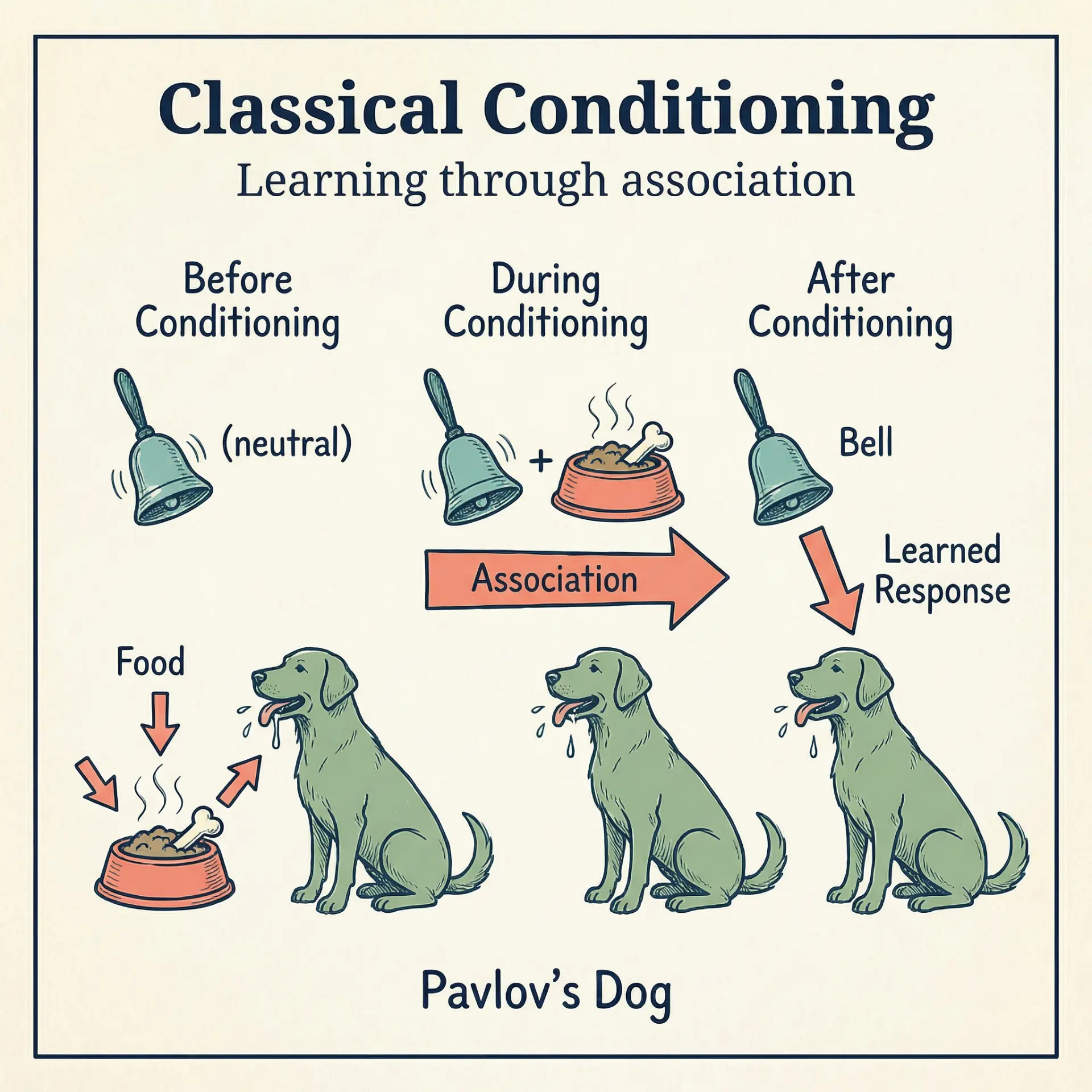 Illustration of Classical Conditioning